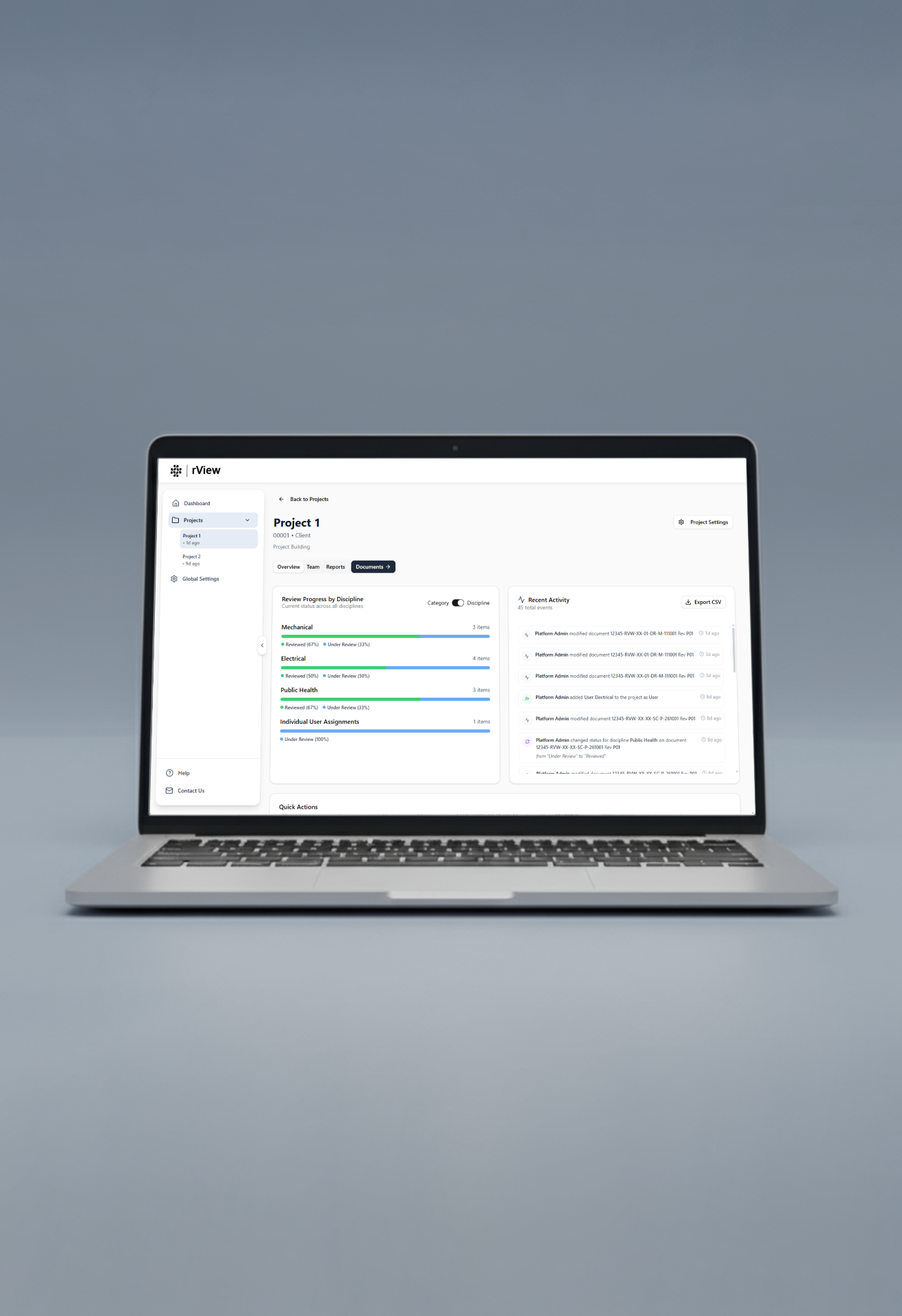 Ruview App rView | Document Review Platform